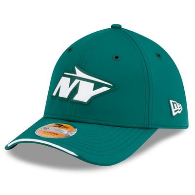 New York Jets New Era 2026 Sideline 39THIRTY M-Crown Flex Hat - Green