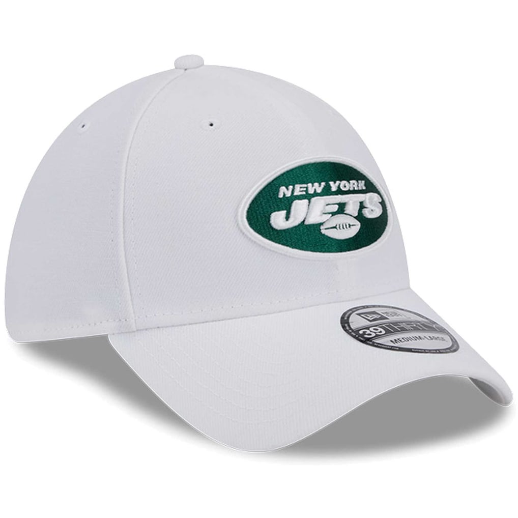 New York Jets New Era Main 39THIRTY Flex Hat - White