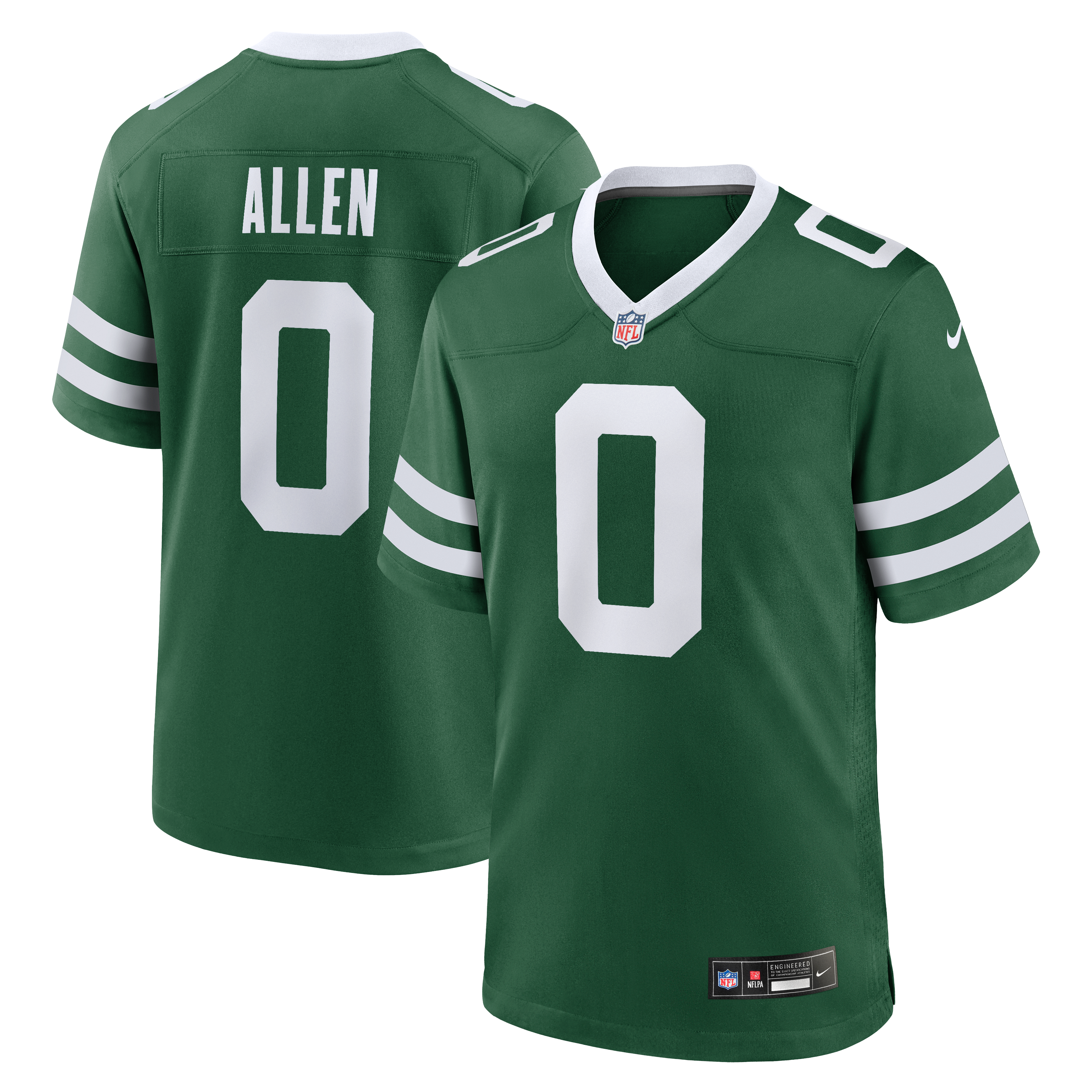 Braelon Allen New York Jets Game Jersey Legacy Green