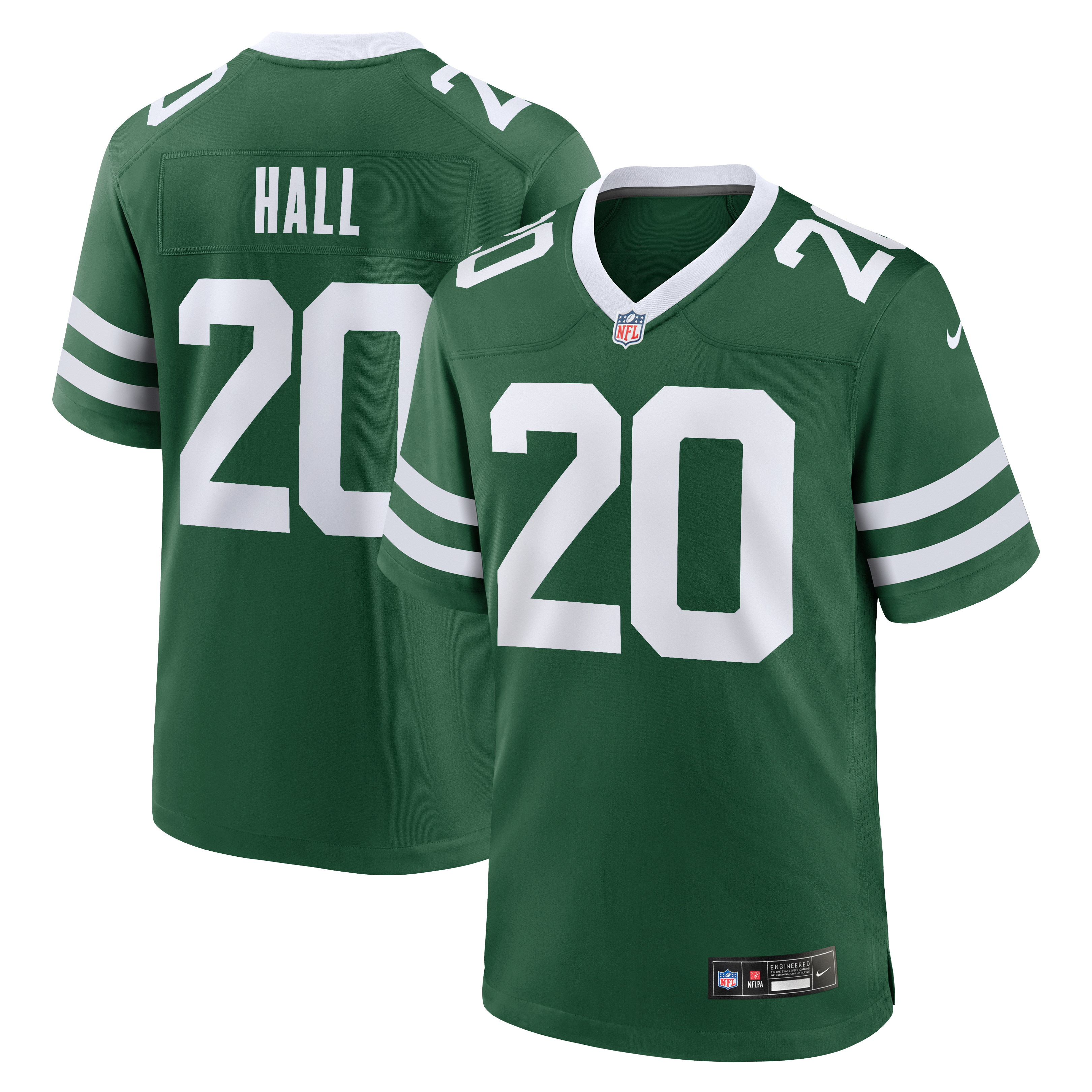 Breece Hall New York Jets Game Jersey Legacy Green