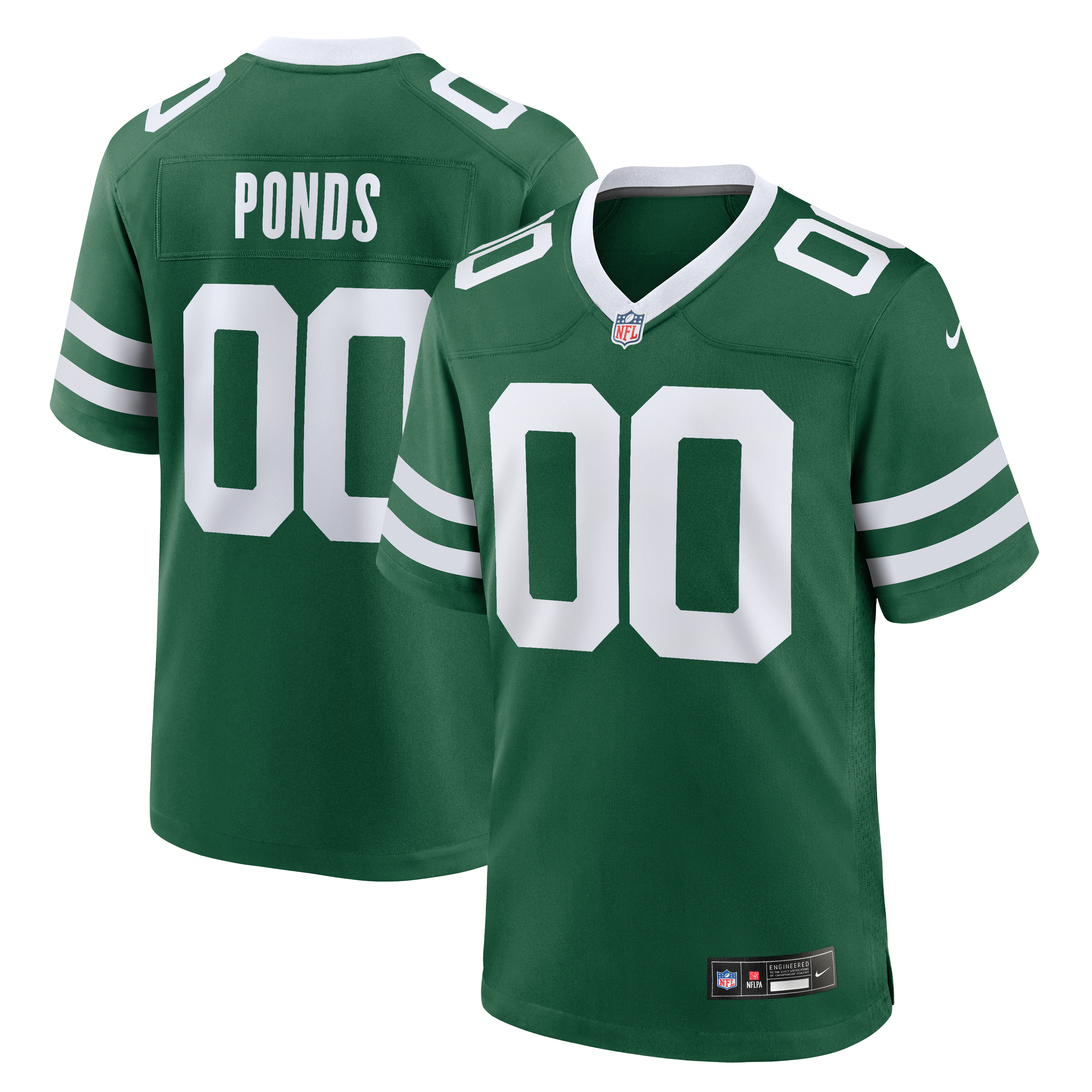 D'Angelo Ponds New York Jets Game Jersey Legacy Green