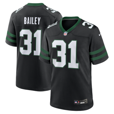 David Bailey New York Jets Nike Alternate Game Player Jersey - Legacy Black