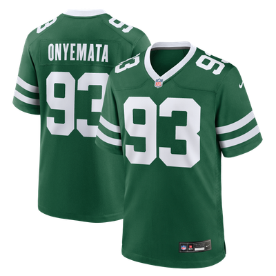 David Onyemata New York Jets Nike Team Game Jersey - Legacy Green