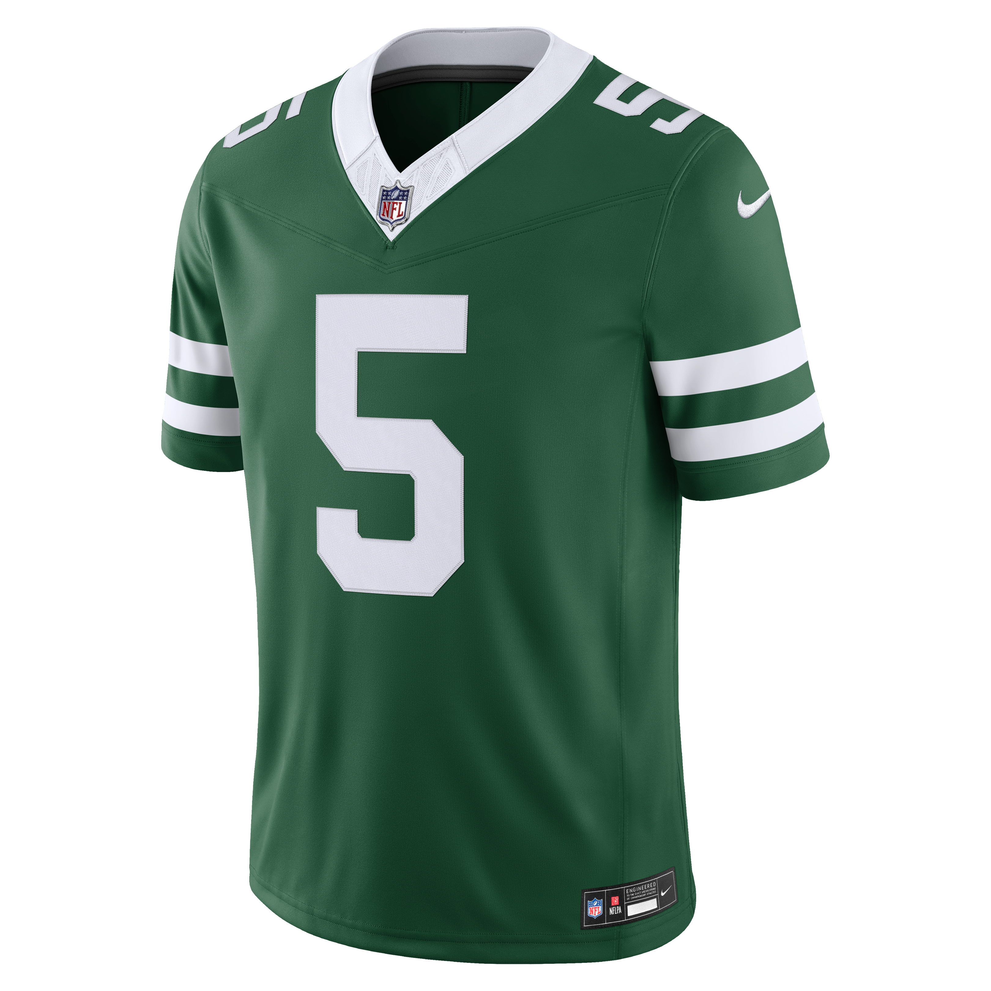 Garrett Wilson New York Jets Team Vapor F.U.S.E. Stitched Limited Jersey Legacy Green