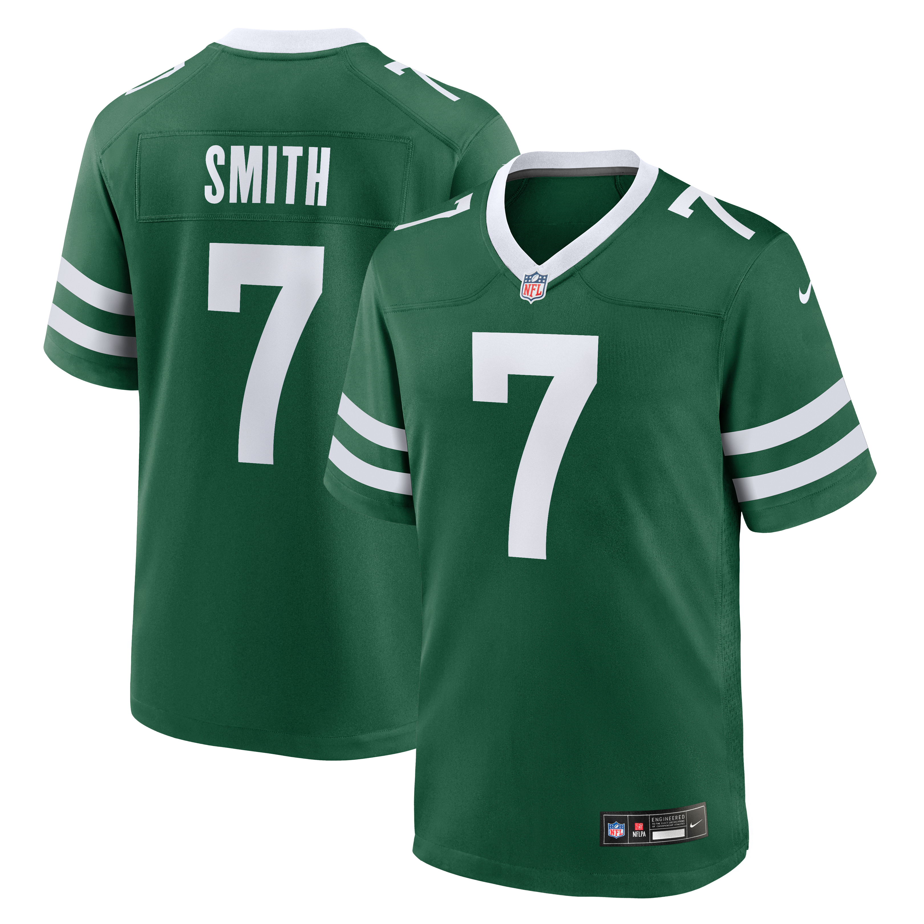 Geno Smith New York Jets Game Jersey Legacy Green