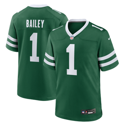 David Bailey New York Jets Nike Team Game Jersey - Green