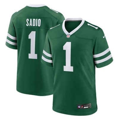 Kenyon Sadiq New York Jets Nike Team Game Jersey - Green