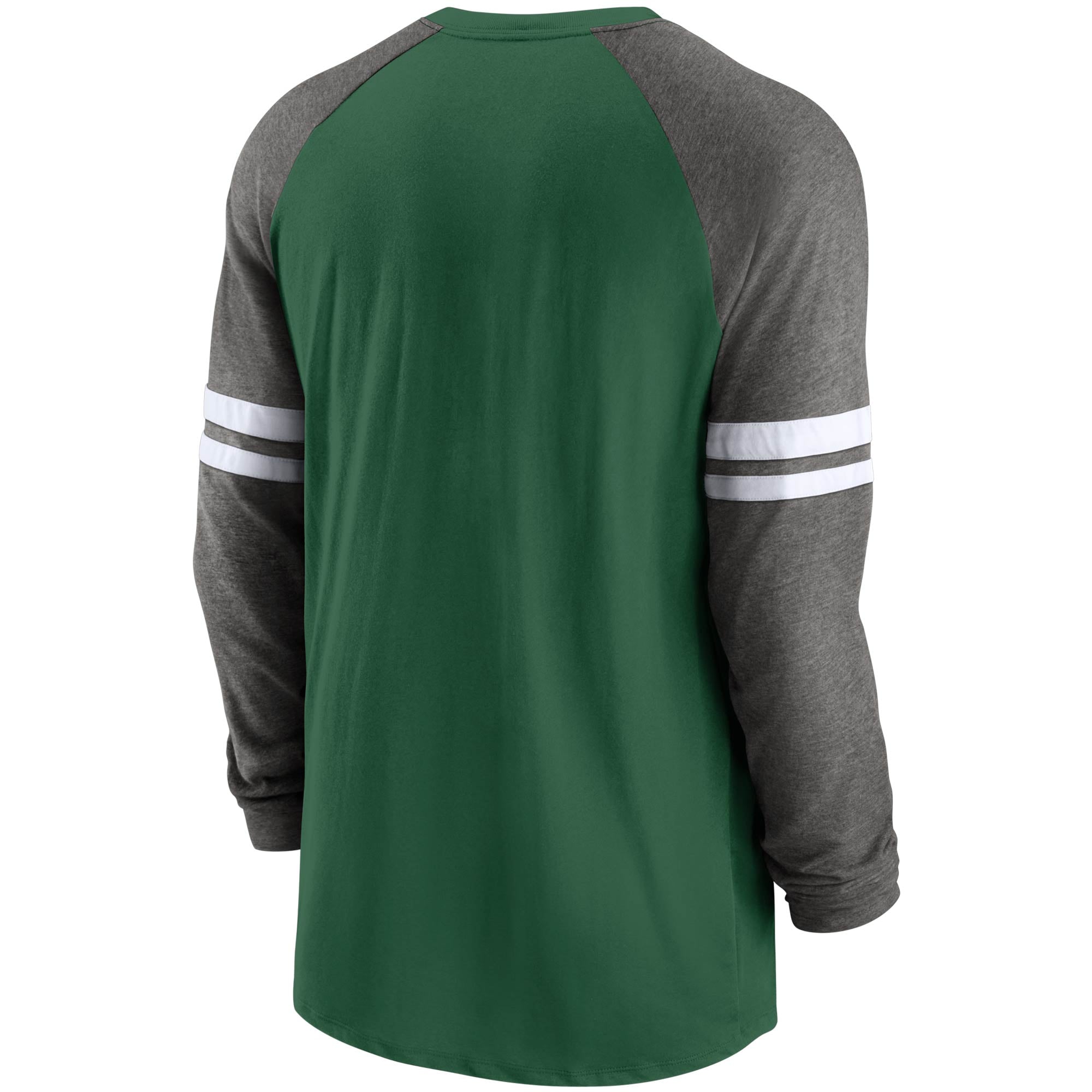 Men's New York Jets Nike Green/Charcoal Performance Raglan Long