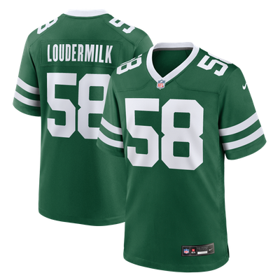 Isaiahh Loudermilk New York Jets Nike Legacy Team Game Jersey - Green