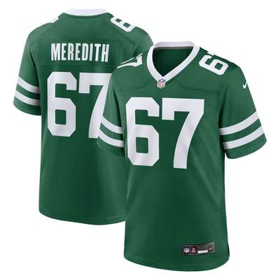 Jordan Meredith New York Jets Nike Team Game Jersey - Legacy Green