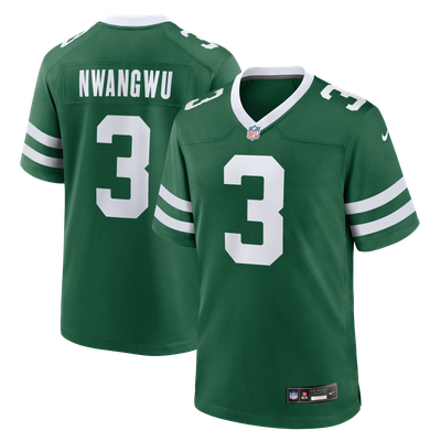 Kene Nwangwu New York Jets Nike Team Game Jersey - Legacy Green