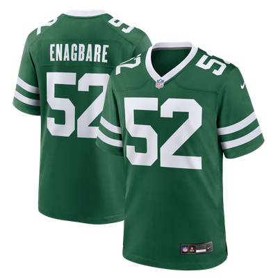 Kingsley Enagbare New York Jets Nike Team Game Jersey - Legacy Green