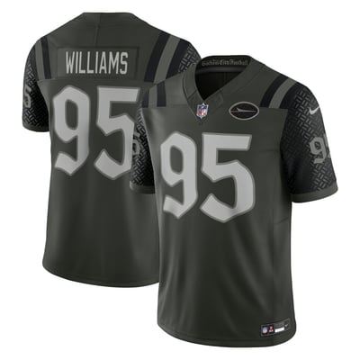 Quinnen Williams New York Jets Nike Rivalries Collection Stitched Limited Jersey - Green