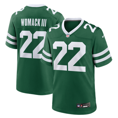 Samuel Womack III New York Jets Nike Team Game Jersey - Legacy Green