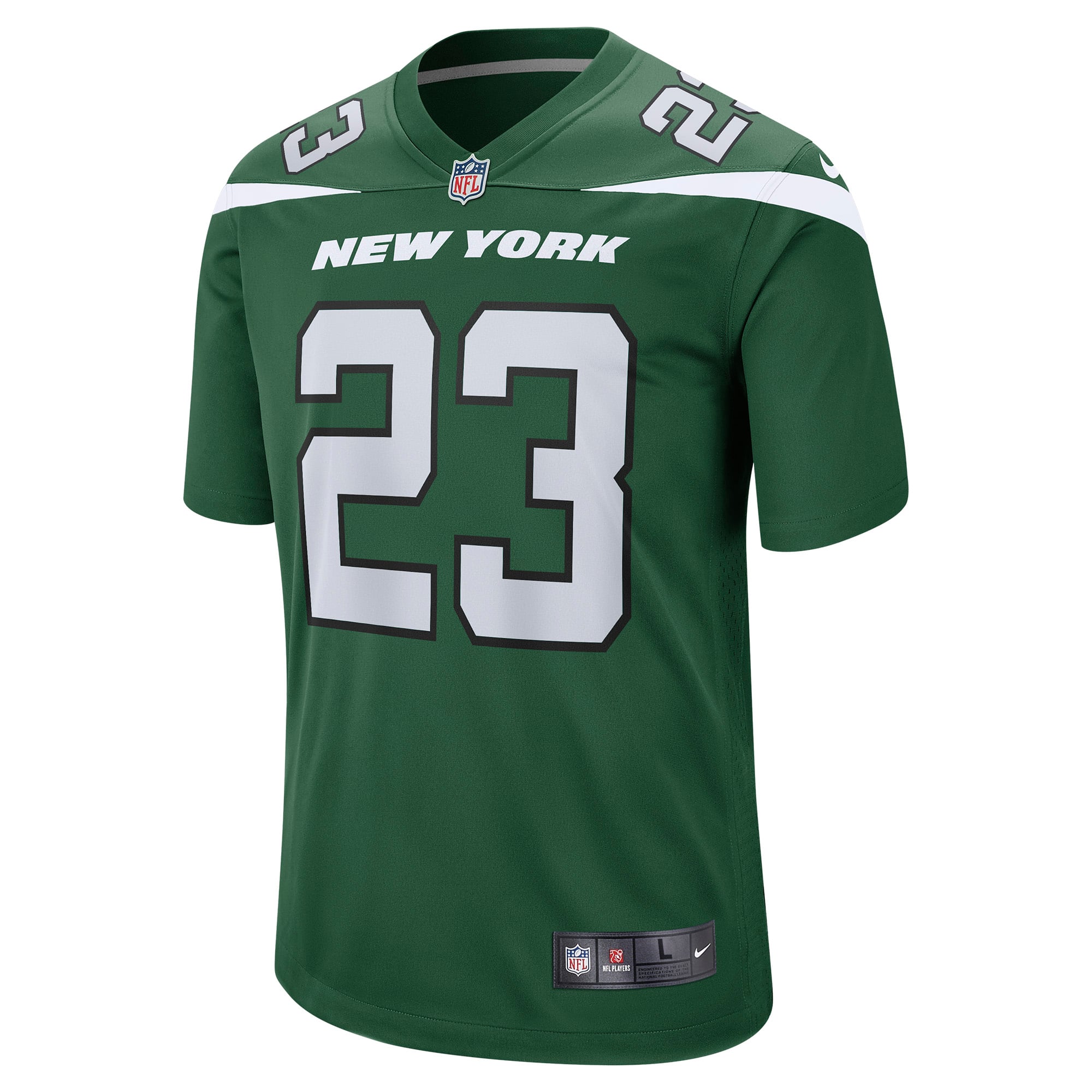 Men's New York Jets Tevin Coleman Nike Gotham Green Game Jersey