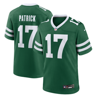 Tim Patrick New York Jets Nike Team Game Jersey - Legacy Green