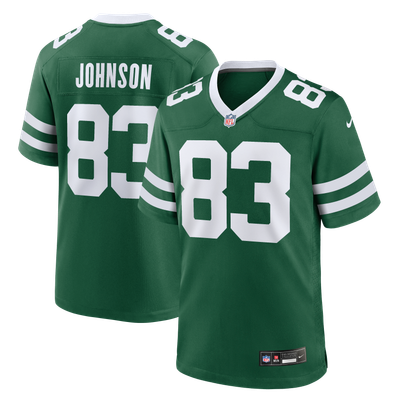 Tyler Johnson New York Jets Nike Legacy Team Game Jersey - Green