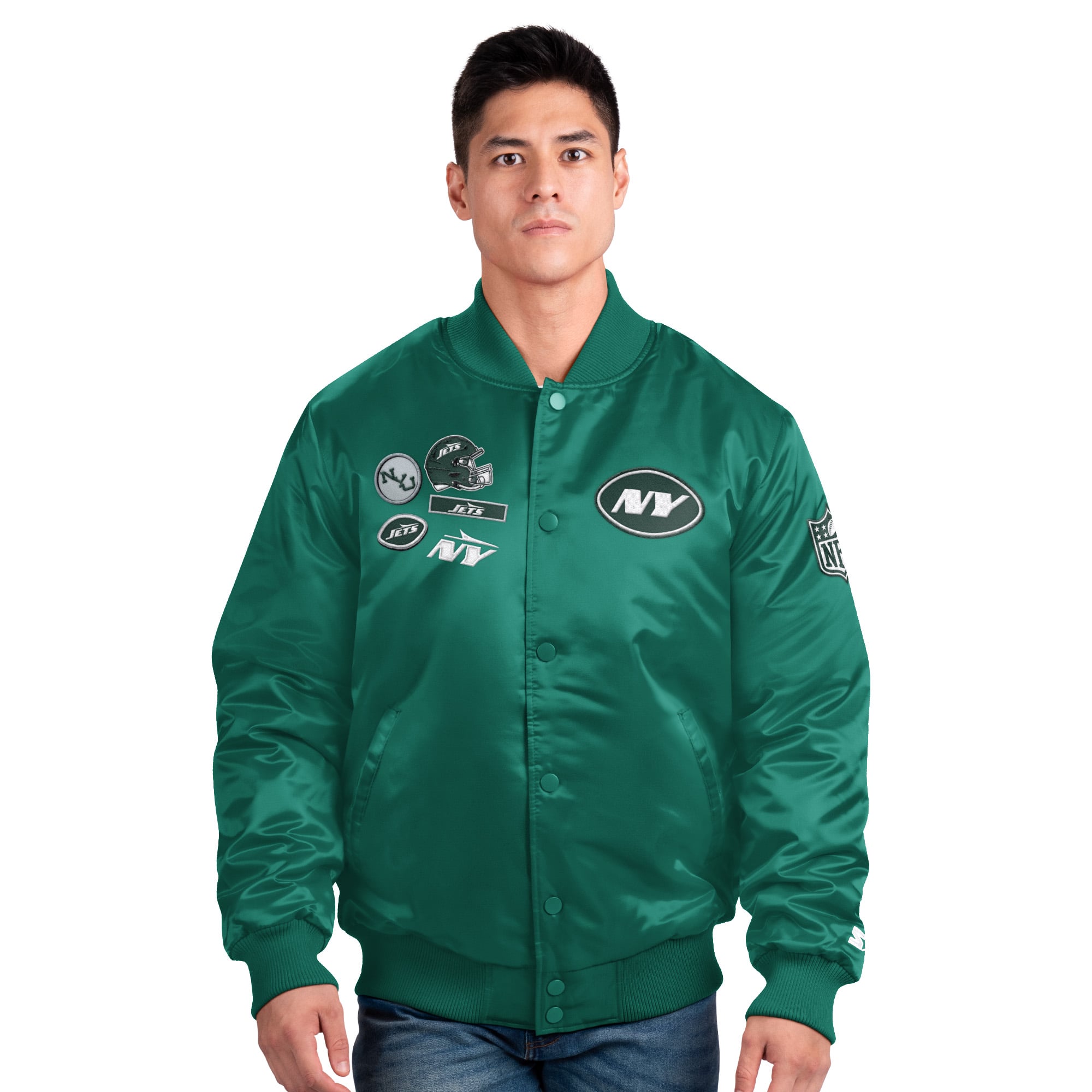 STARTER NFL JETS スタジャン 中綿 緑 刺繍 ビッグ 2XL 【公式通販】