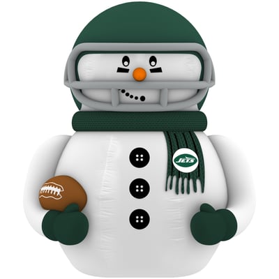 New York Jets 7' Inflatable Snowman Player