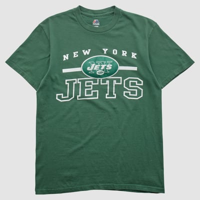 New York Jets Majestic 2010s T-shirt - Green - S by Fanatics Real Vintage