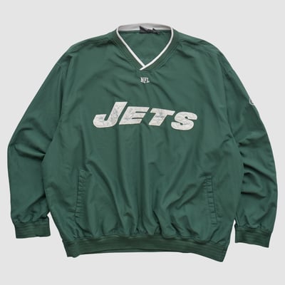 New York Jets NFL 2000s Pullover Jacket - Green - 2XL by Fanatics Real Vintage
