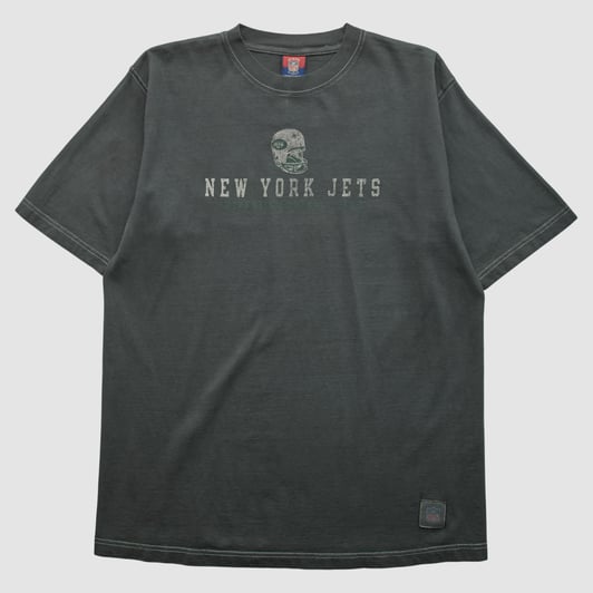 New York Jets NFL 2000s T-shirt - Charcoal - M by Fanatics Real Vintage