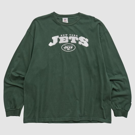New York Jets NFL 2010s Long Sleeve T-shirt - Green - 2XL by Fanatics Real Vintage