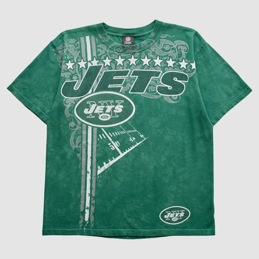 New York Jets NFL 2010s T-Shirt - Green - S by Fanatics Real Vintage