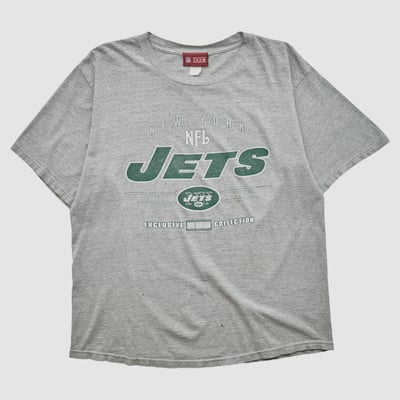 New York Jets NFL 2010s T-shirt - Heather Gray - XL by Fanatics Real Vintage