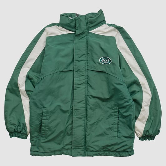 New York Jets Puma 2000s Full Zip Jacket - Green - L by Fanatics Real Vintage