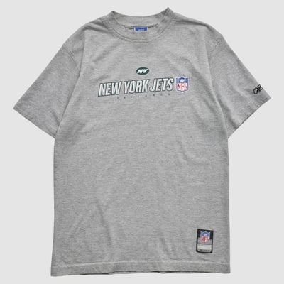 New York Jets Reebok 2000s T-shirt - Gray - S by Fanatics Real Vintage