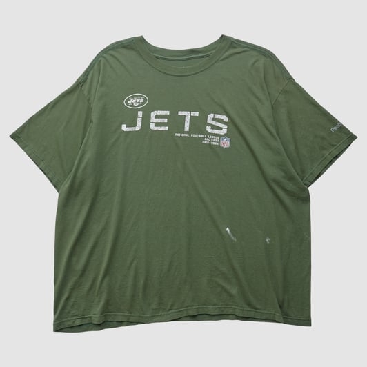 New York Jets Reebok 2000s T-shirt - Green - 4XL by Fanatics Real Vintage