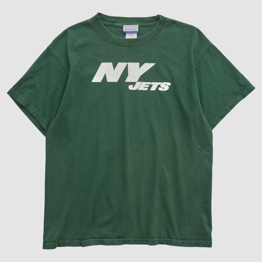 New York Jets Reebok 2000s T-shirt - Green - S by Fanatics Real Vintage