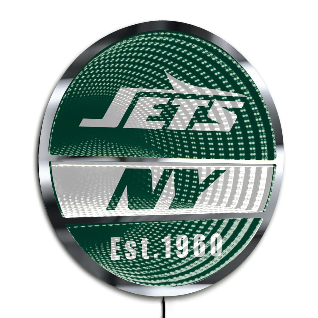 New York Jets Three-Cell Circular Infinity Light