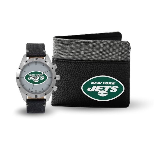 New York Jets Watch and Wallet Gift Set display picture 2