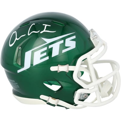 Omar Cooper Jr. New York Jets Autographed Fanatics Authentic Riddell Speed Mini Helmet 