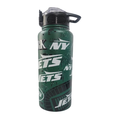 New York Jets Pegasus 32oz Stainless Steel ProPress Water Bottle
