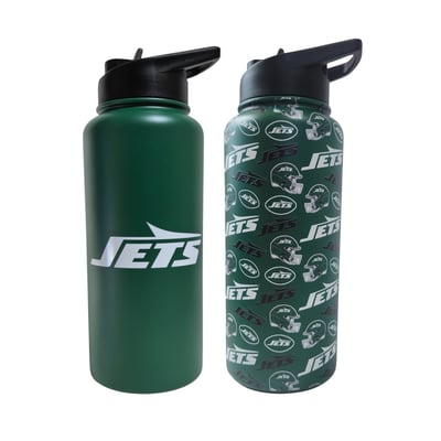 New York Jets Pegasus Game Day Duo 41oz. Stainless Steel Water Bottle Set