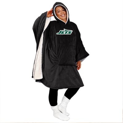 New York Jets Pegasus Team 50" x 70" Bloncho Sherpa Fan Cape