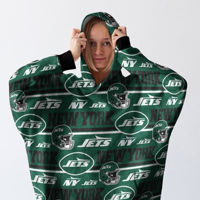 New York Jets Pegasus Wave Ultra Soft Fan Cape