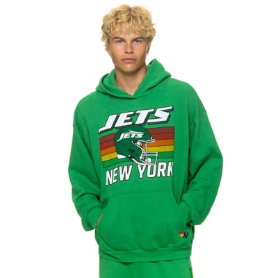 New York Jets Aviator Nation Unisex Relaxed Tri-Blend Hoodie - Green