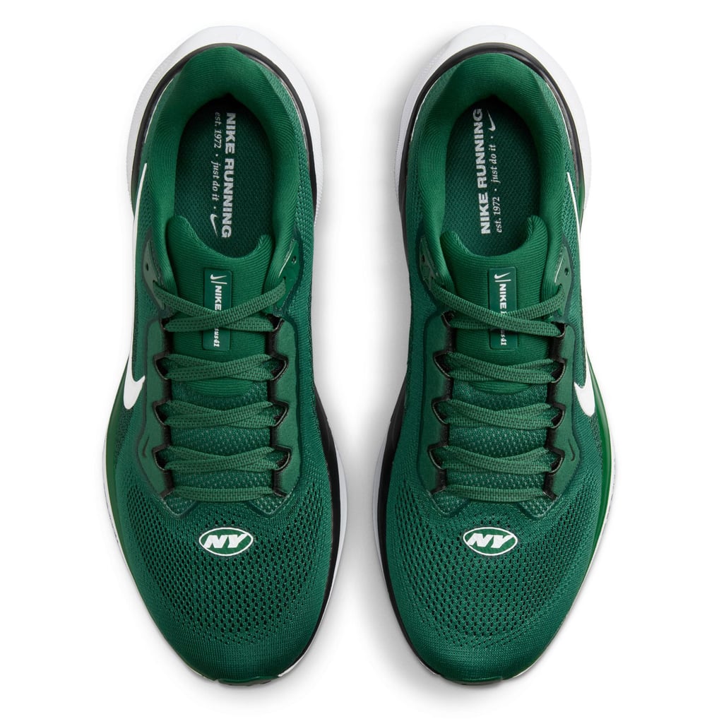 Unisex Nike Green New York Jets Zoom Pegasus 41 Running Shoes display picture 1