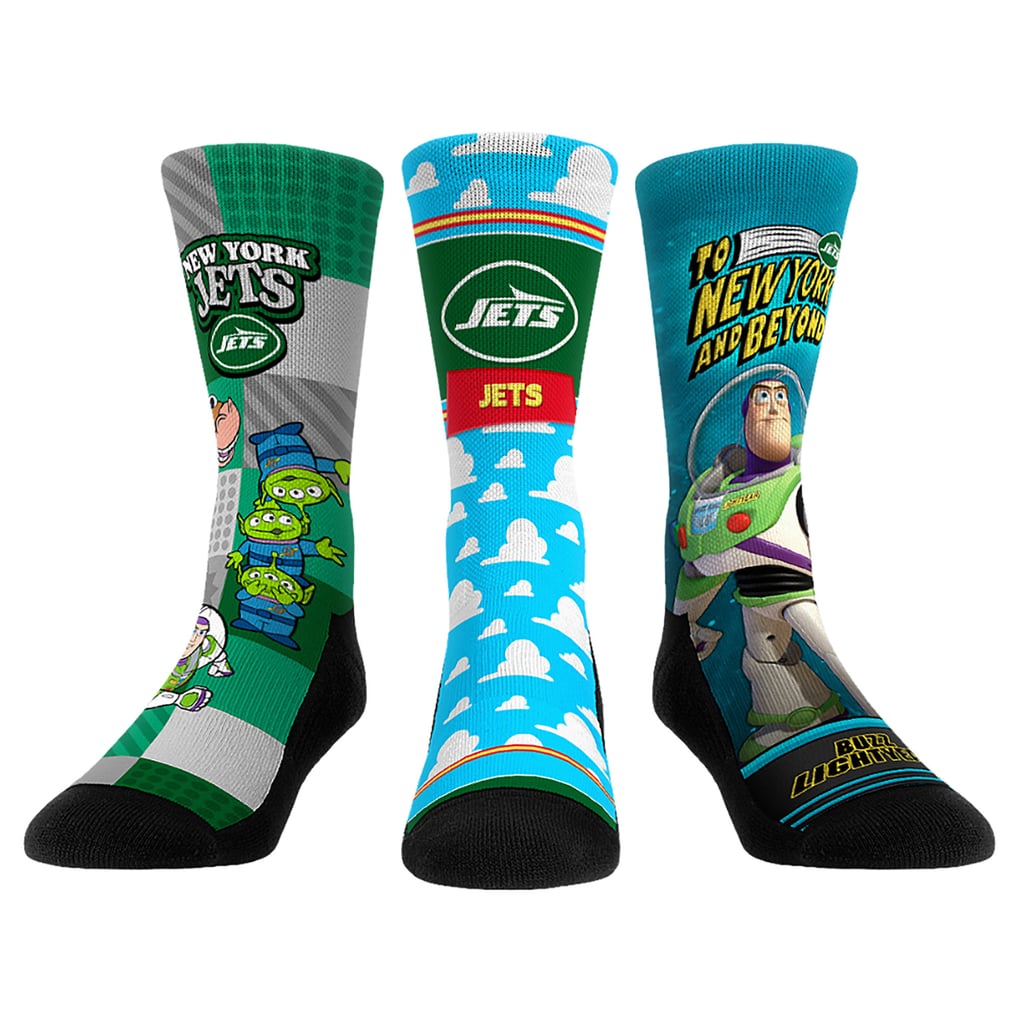 Rock Em New York Jets Unisex Toy Story 3-Pack Crew Socks