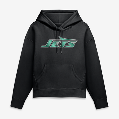 New York Jets Women's Forged Mascot Hoodie - Black