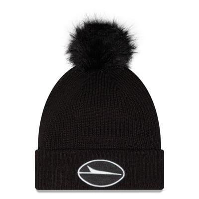 New York Jets New Era Women's 2026 Salute To Service Cuffed Knit Hat with Pom - Black