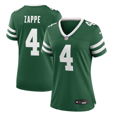 Bailey Zappe New York Jets Nike Women's Team Game Jersey - Legacy Green