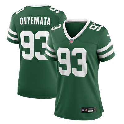 David Onyemata New York Jets Nike Women's Team Game Jersey - Legacy Green