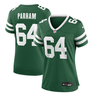 Dylan Parham New York Jets Nike Women's Team Game Jersey - Legacy Green