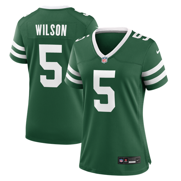 Jersey Garrett Wilson Dama #5 New York Jets