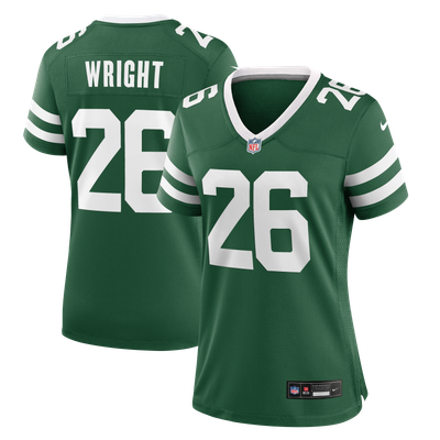 Nahshon Wright New York Jets Nike Women's Team Game Jersey - Legacy Green